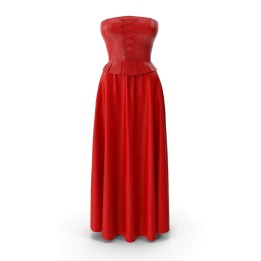 Conjunto corsé y falda