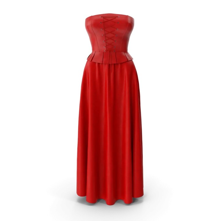 Conjunto corsé y falda