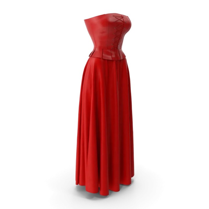 Corset and skirt set