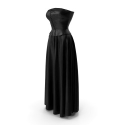 Corset with black skirt