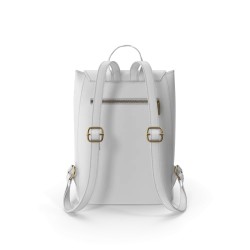 Mochila urbana blanca