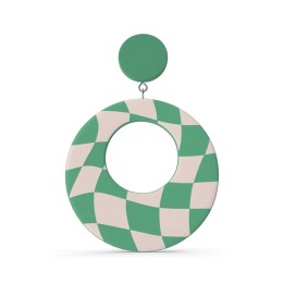 Pendientes óvalo esmeralda