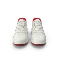 Urban sneakers white and red