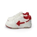 Urban sneakers white and red
