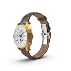 Origen leather strap watch