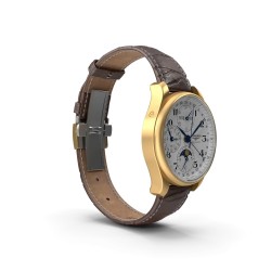 Origen leather strap watch