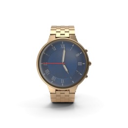Reloj dorado Aurora