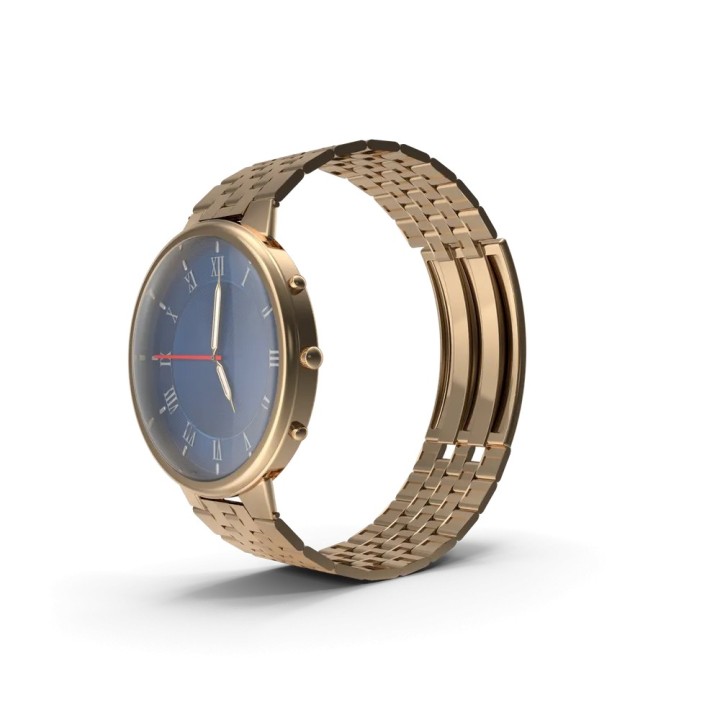 Reloj dorado Aurora