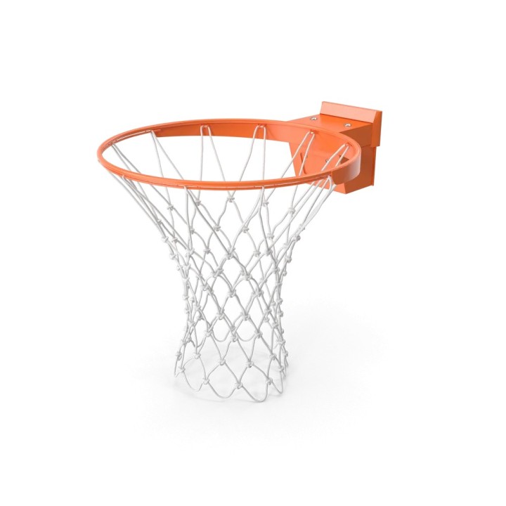 Aro de baloncesto con red