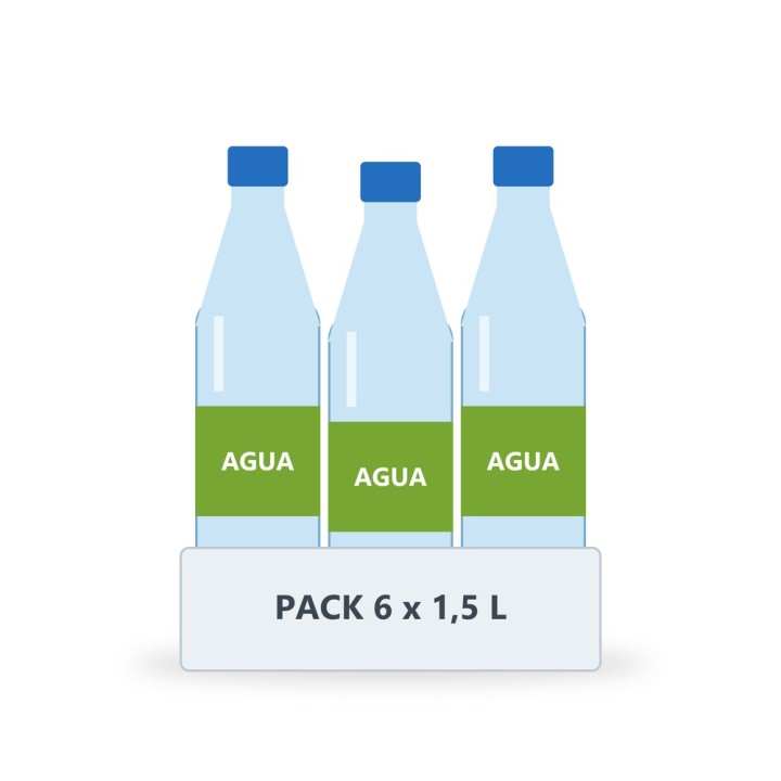Natürliches Mineralwasser 1,5 L (6er-Pack)