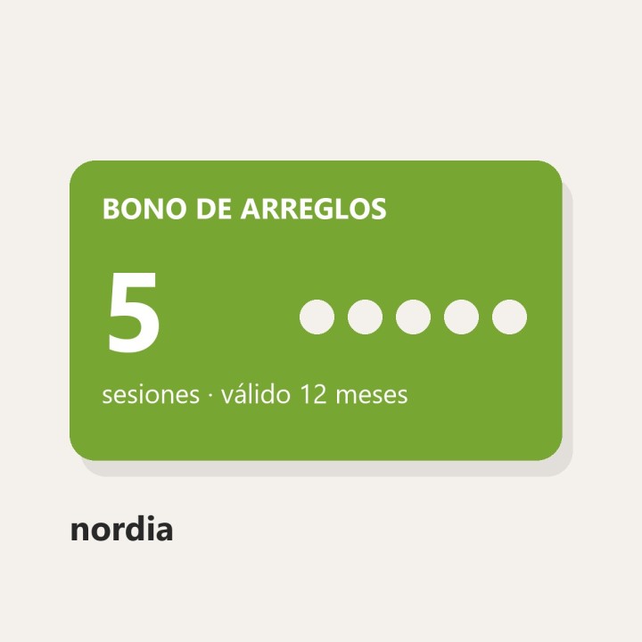 Pack de 5 arranjos de costura