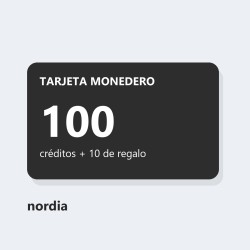 100-credit wallet card