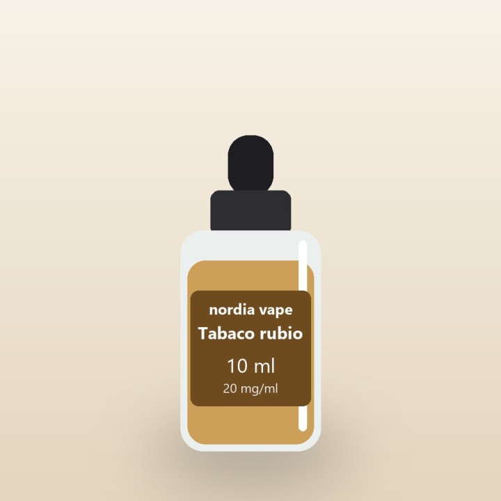 Líquido Tabaco rubio 10 ml 20 mg