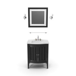 Bathroom vanity with mirror