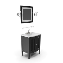 Bathroom vanity with mirror