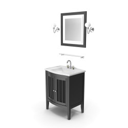 Bathroom vanity with mirror