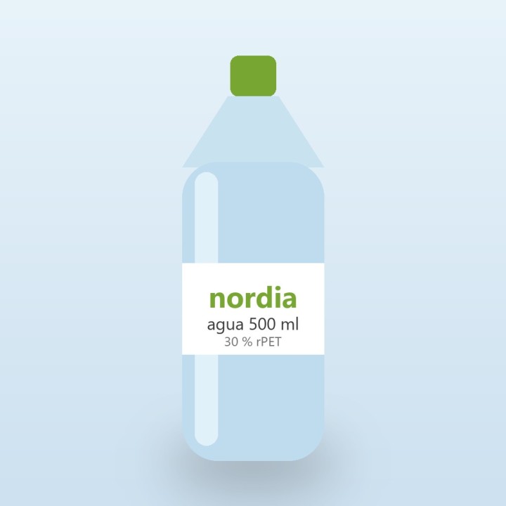 nordia water 500 ml (30% rPET bottle)