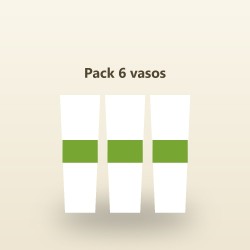 Pack de 6 vasos reutilizables de fiesta