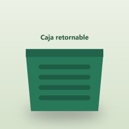Returnable transport crate