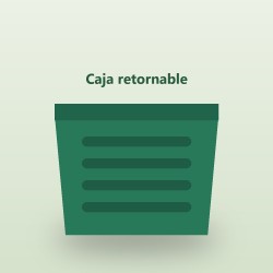 Caja retornable de transporte
