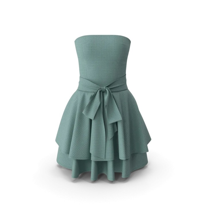 Vestido corto Coral