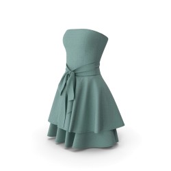 Vestido corto Coral