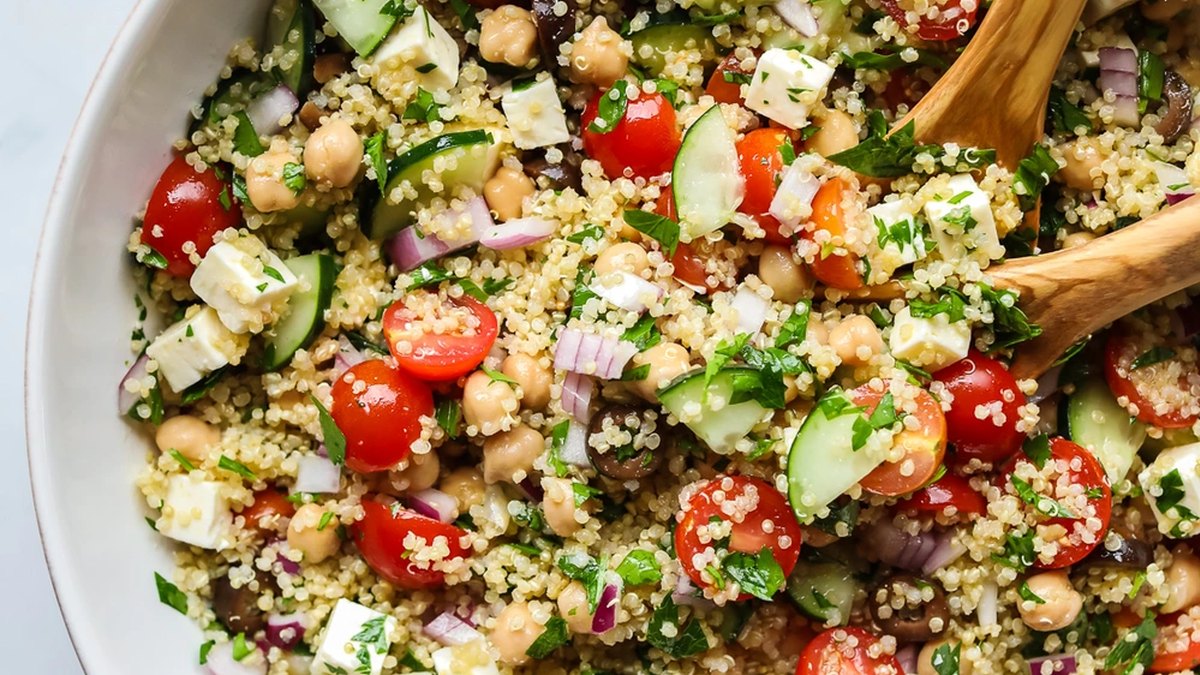 Grilled vegetables with quinoa